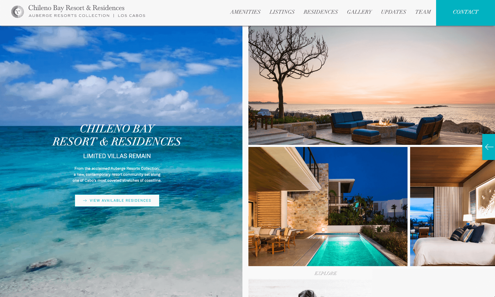 Chileno Bay Residences - Custom WordPress Development by Kitchener Developer