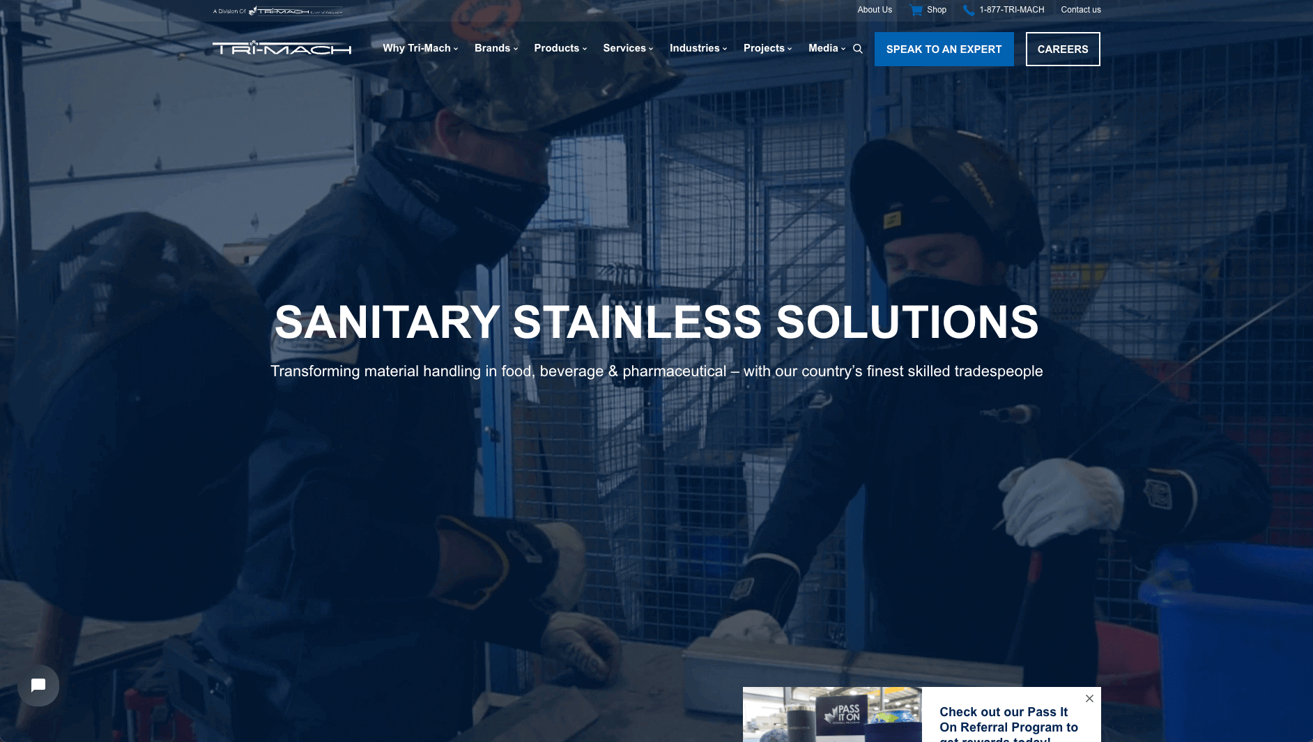 Tri-Mach Group - Custom WordPress Development by Norfolk County Web Developer