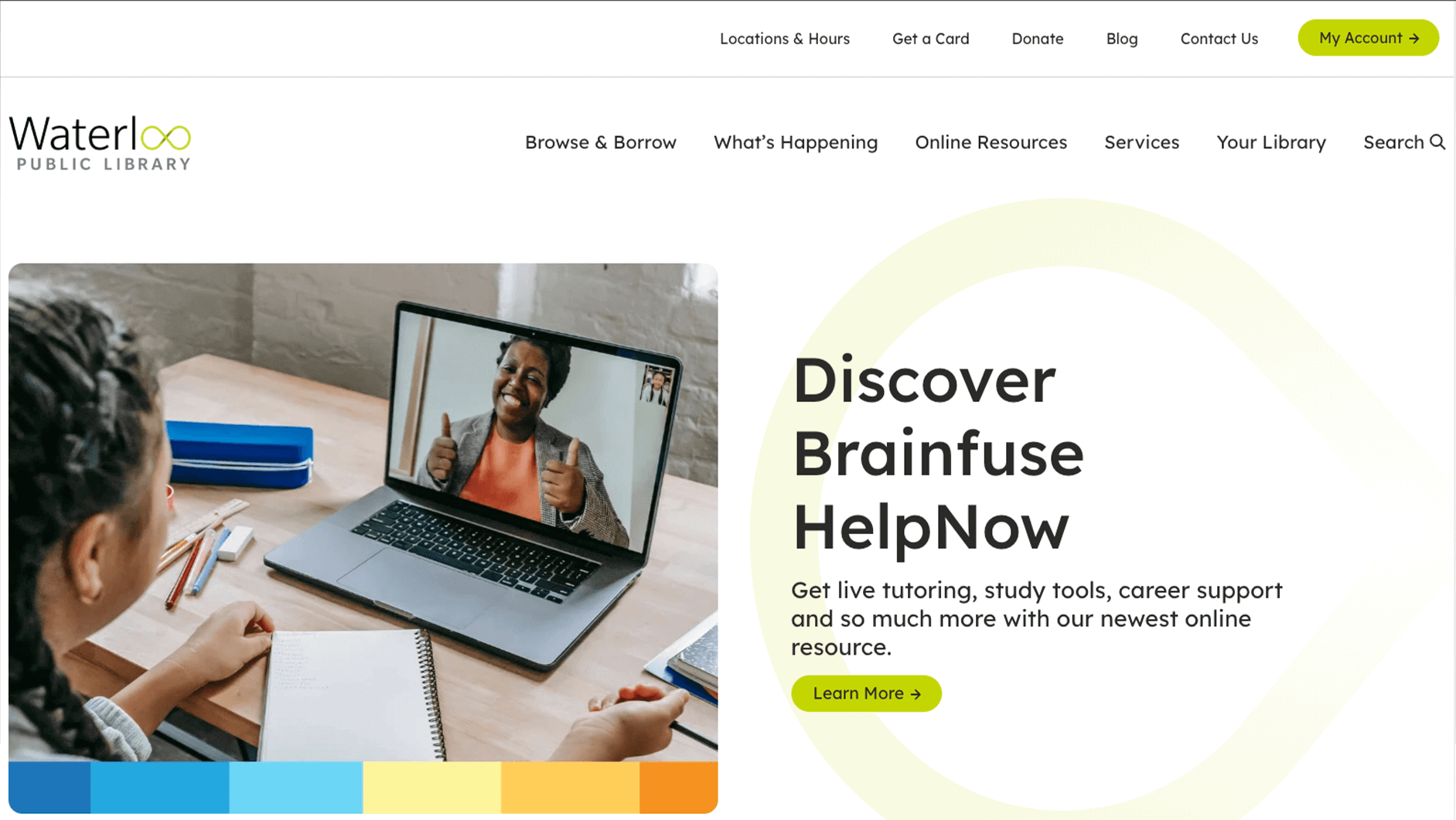 Waterloo Public Library - Custom WordPress Development by Kitchener Web Developer Quinn Battersby